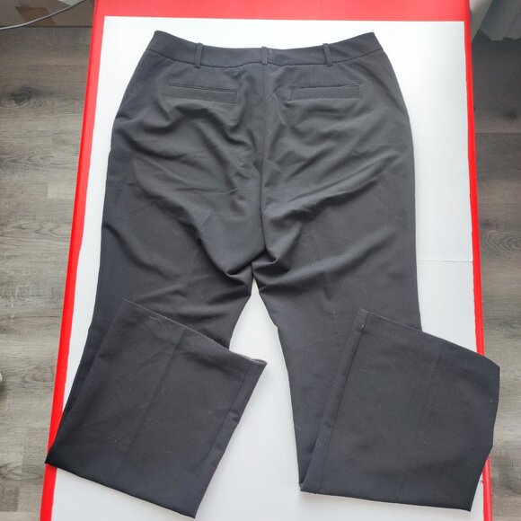 Worthington dress pants women's size 12 black curvy fit wide leg open - Picture 3 of 16